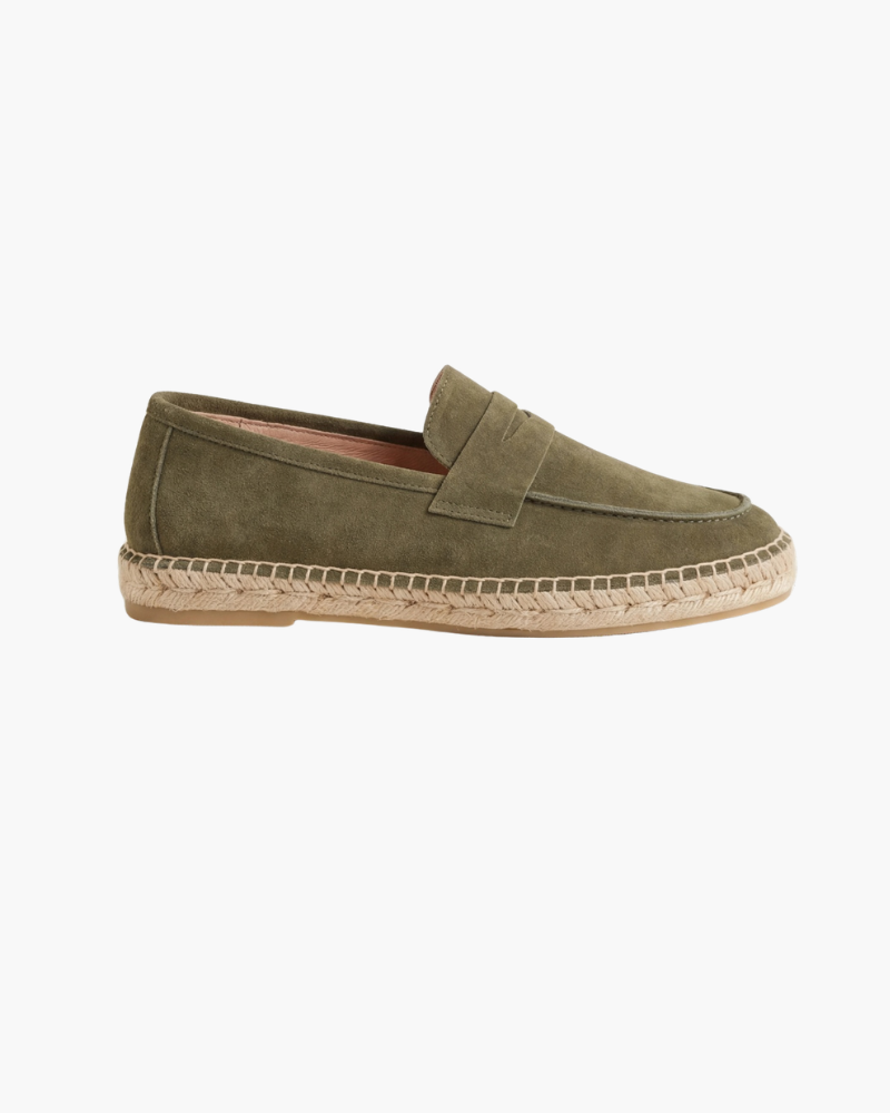 Riviera Espadrille Verde Oliva