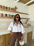 Blusa Mangas Globo Blanca - foto 1