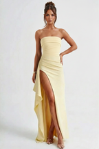 Meadow Vestido Maxi - Amarillo