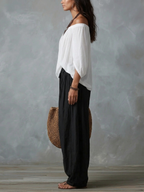 Conjunto Hombros Descubiertos - Detalle pantalón