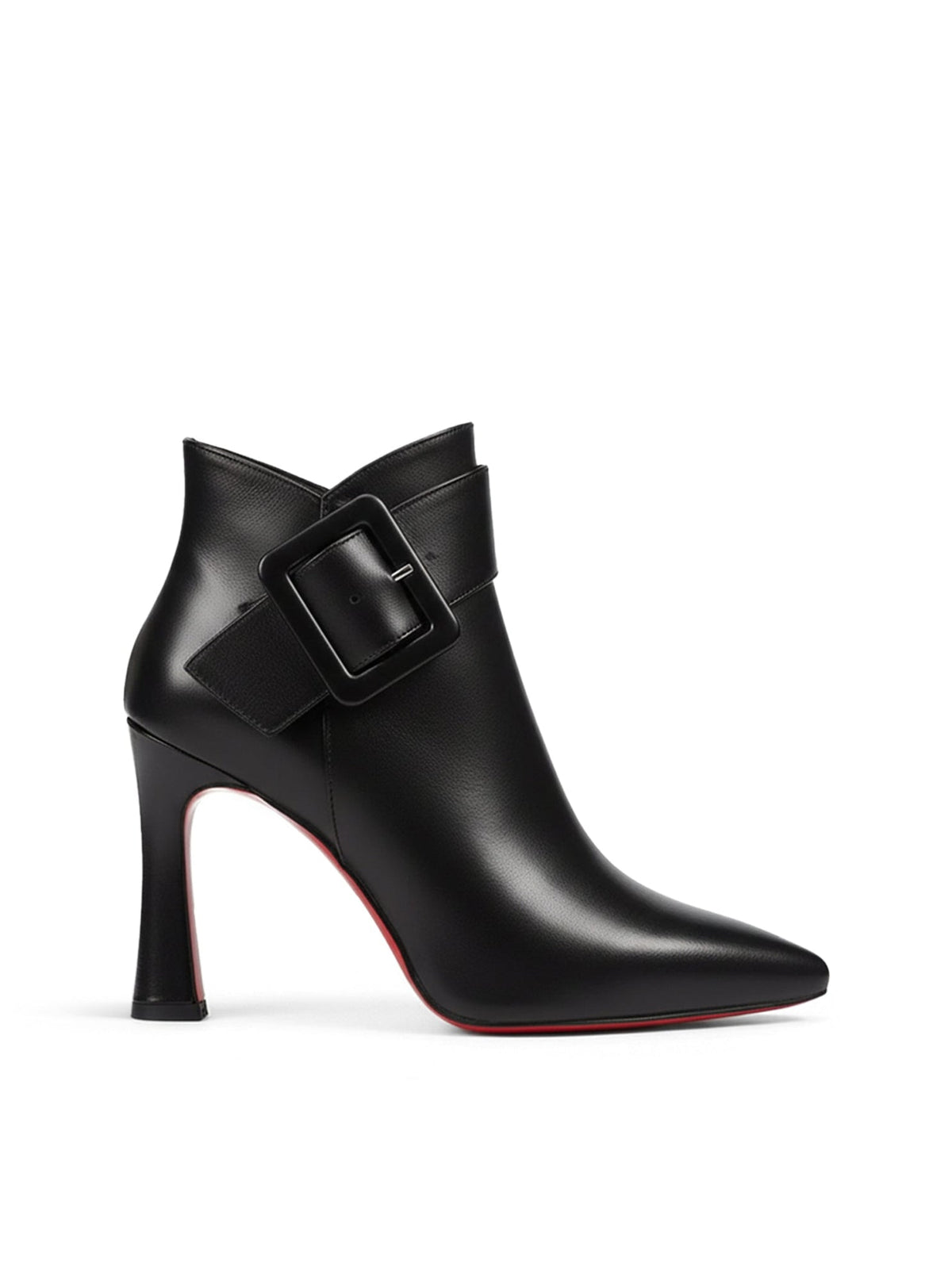 Botines Maxi Hebilla - Negro