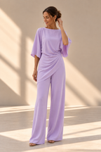Conjunto Ronda | Blusa Drapeada y Pantalón Ancho