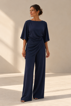 Conjunto Ronda | Blusa Drapeada y Pantalón Ancho