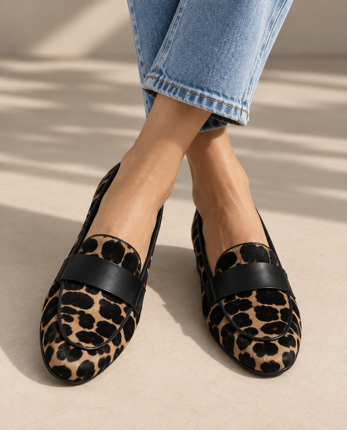 Vera | Mocasín Estampado Jirafa