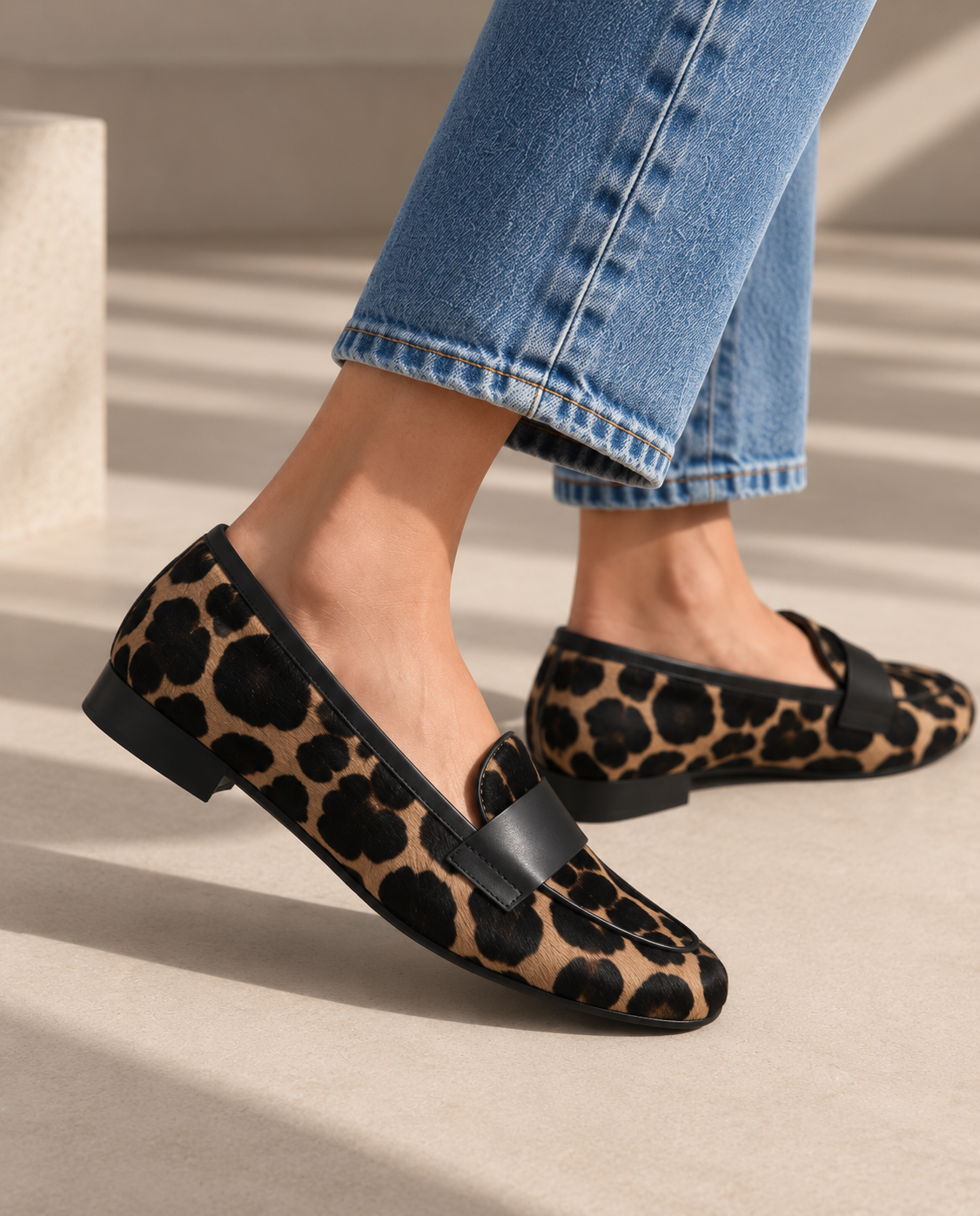 Vera | Mocasín Estampado Jirafa