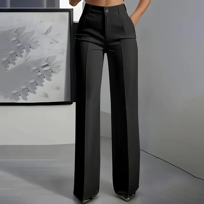 Pantalón Cintura Alta Negro