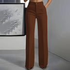 Pantalón Cintura Alta Rojo Vino
