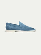 Mocásin de Ante - Azul Océano